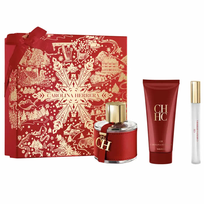 <tc>CAROLINA HERRERA</tc> Ch Eau De Toilette Spray 100ml Σετ 3 τεμαχίων
