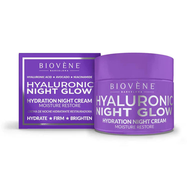 Hyaluronic Night Moisturizing Cream για αποκατάσταση του δέρματος τη νύχτα 50 mL