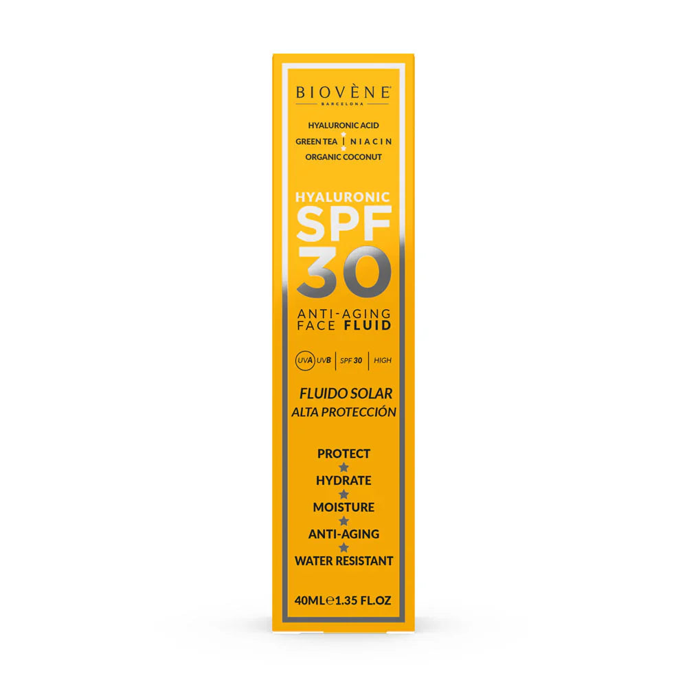 Ενυδάτωση του αντηλιακού SPF 30 με αντι -γήρανση υαλουρονικό οξύ - 40 mL