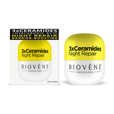 3x Night Cream με κεραμίδια για αναγέννηση και βαθιά ενυδάτωση - 50 ml