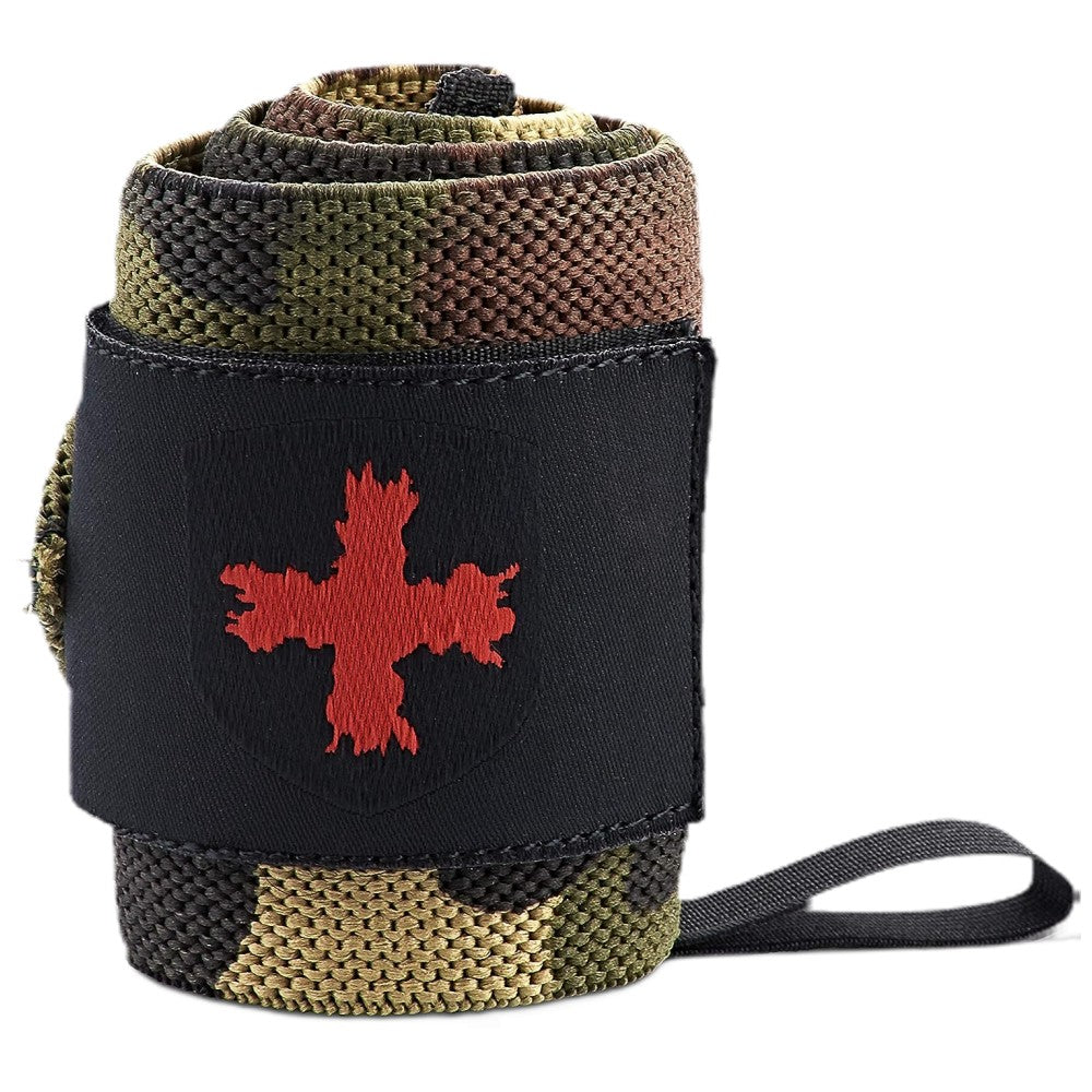 Περιτύλιξη αντίχειρα/wristwraps/κόκκινη γραμμή - πράσινο camo