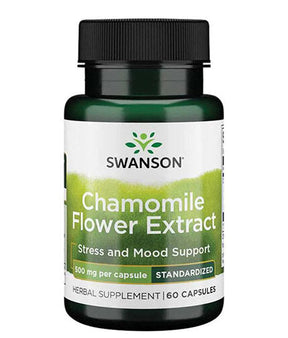 Chamomile Flower Extract 500 mg | Standardized Apigenin - 60 capsules - Nutra Best Europe