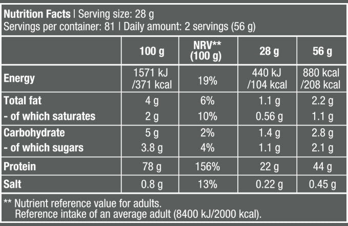 100% καθαρός ορός γάλακτος - 1,00 kg