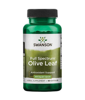 Full Spectrum Olive Leaf 400 mg - 60 capsules - Nutra Best Europe