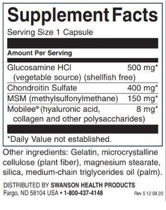 Glucosamine, Chondroitin & MSM with Hyaluronic Acid and Collagen - 90 капсули - Feel You