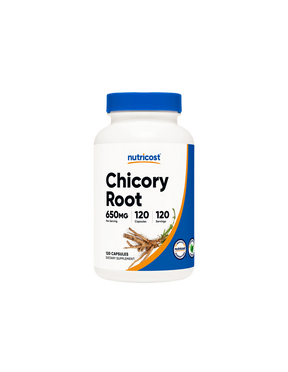 Chicory Root - For diabetes and indigestion, 650 mg, 120 capsules Nutricost - Nutra Best Europe
