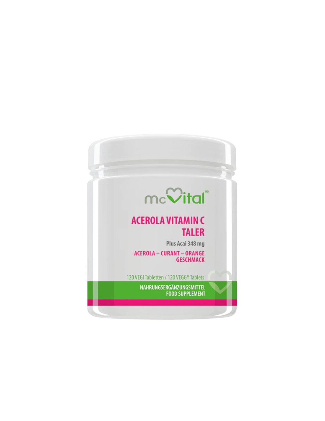 Ανοσότητα - Βιταμίνη C + Acerola και Acai McVital, 120 δισκία