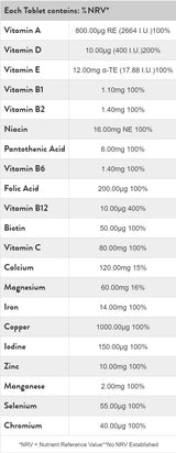 ABC έως Z | Vegan Πολυβιταμίνες - 60 Δισκία