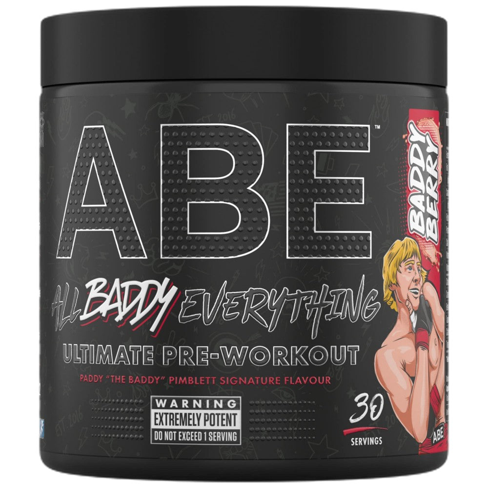 Abe - όλα τα μαύρα όλα | Ultimate Pre -Workout - 375 γραμμάρια