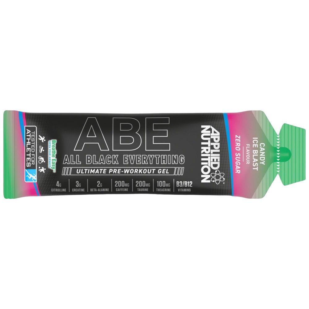 Abe gel | Όλα μαύρα όλα προ -προπόνηση - 60 γραμμάρια