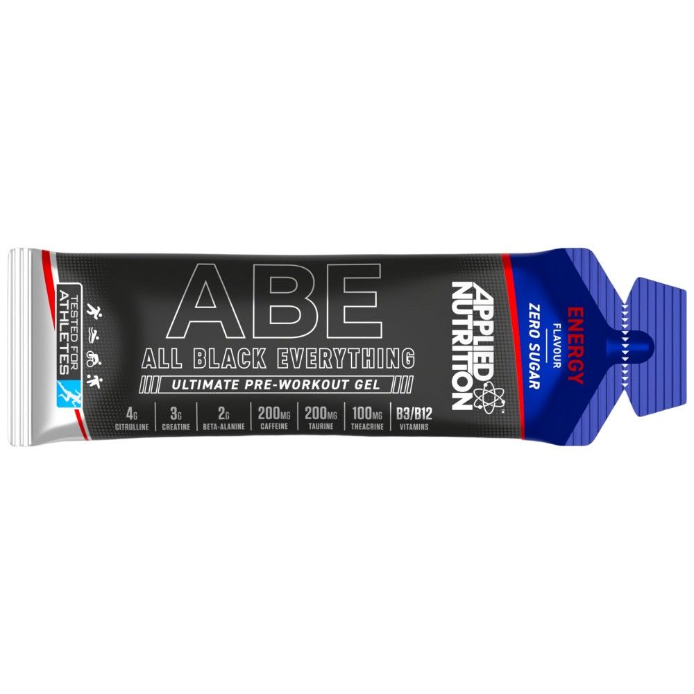 Abe gel | Όλα μαύρα όλα προ -προπόνηση - 60 γραμμάρια