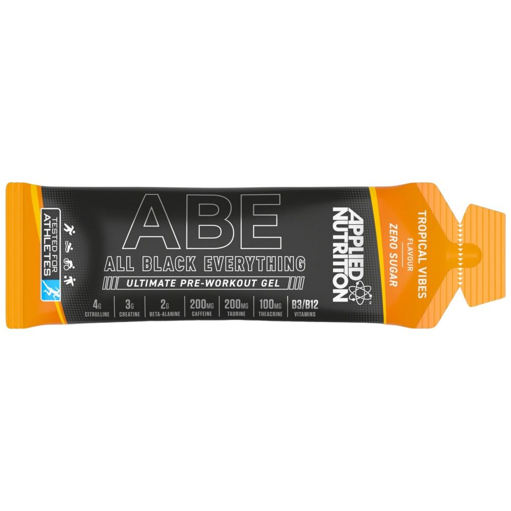Abe gel | Όλα μαύρα όλα προ -προπόνηση - 60 γραμμάρια