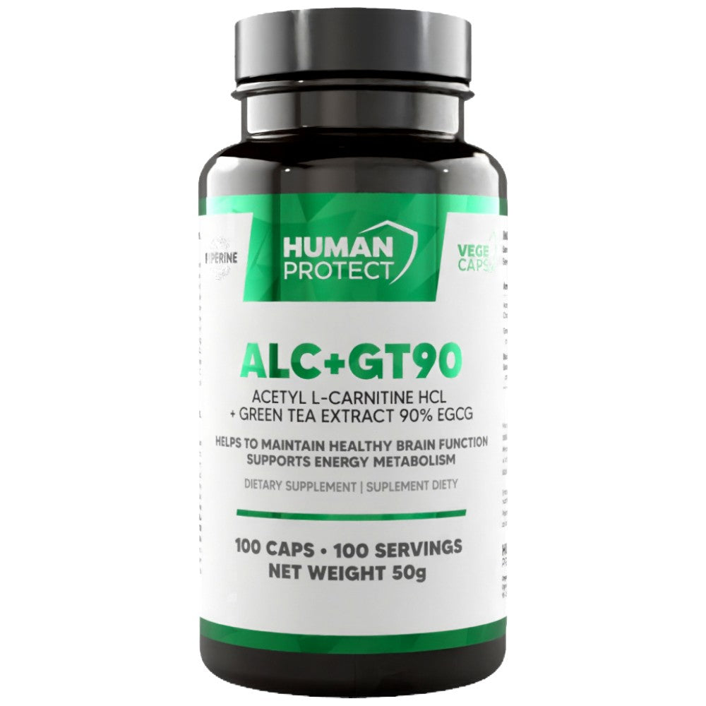 ALC + GT90 | Εκχύλισμα ακετυλο -καρνιτίνης και πράσινου τσαγιού με 90% EGCG - 100 κάψουλες