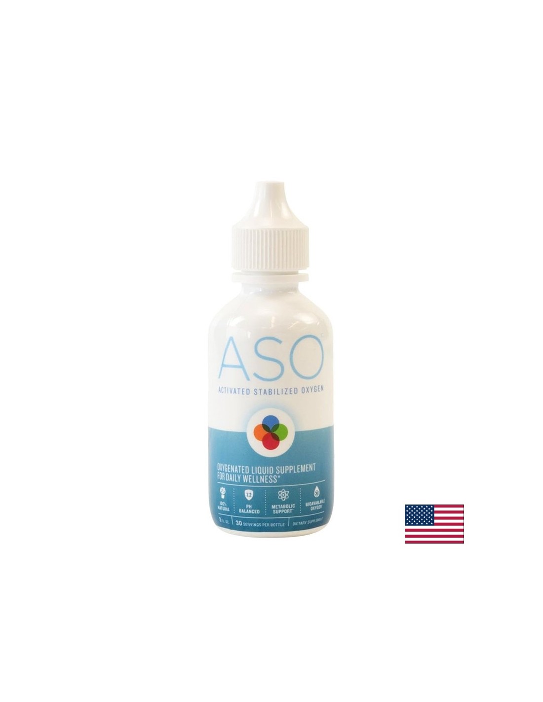 Cellular Health - Activated Stabilized Oxygen ASO®, 60 ml σταγόνες