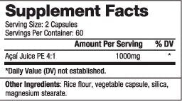 Acai 1000 mg/120 καπάκια