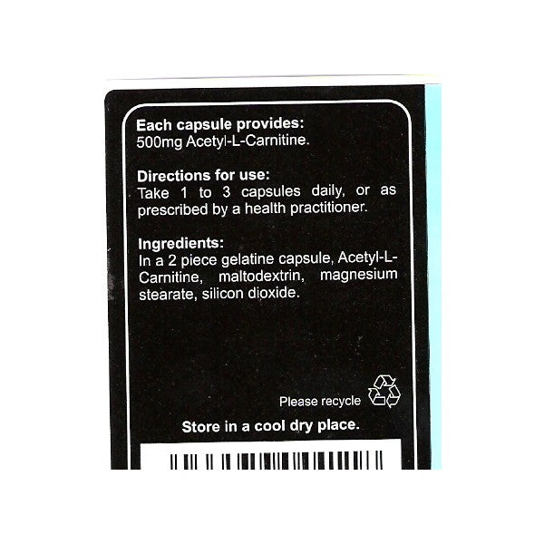 Ακετυλο -καρνιτίνη 500 mg - 90 κάψουλες