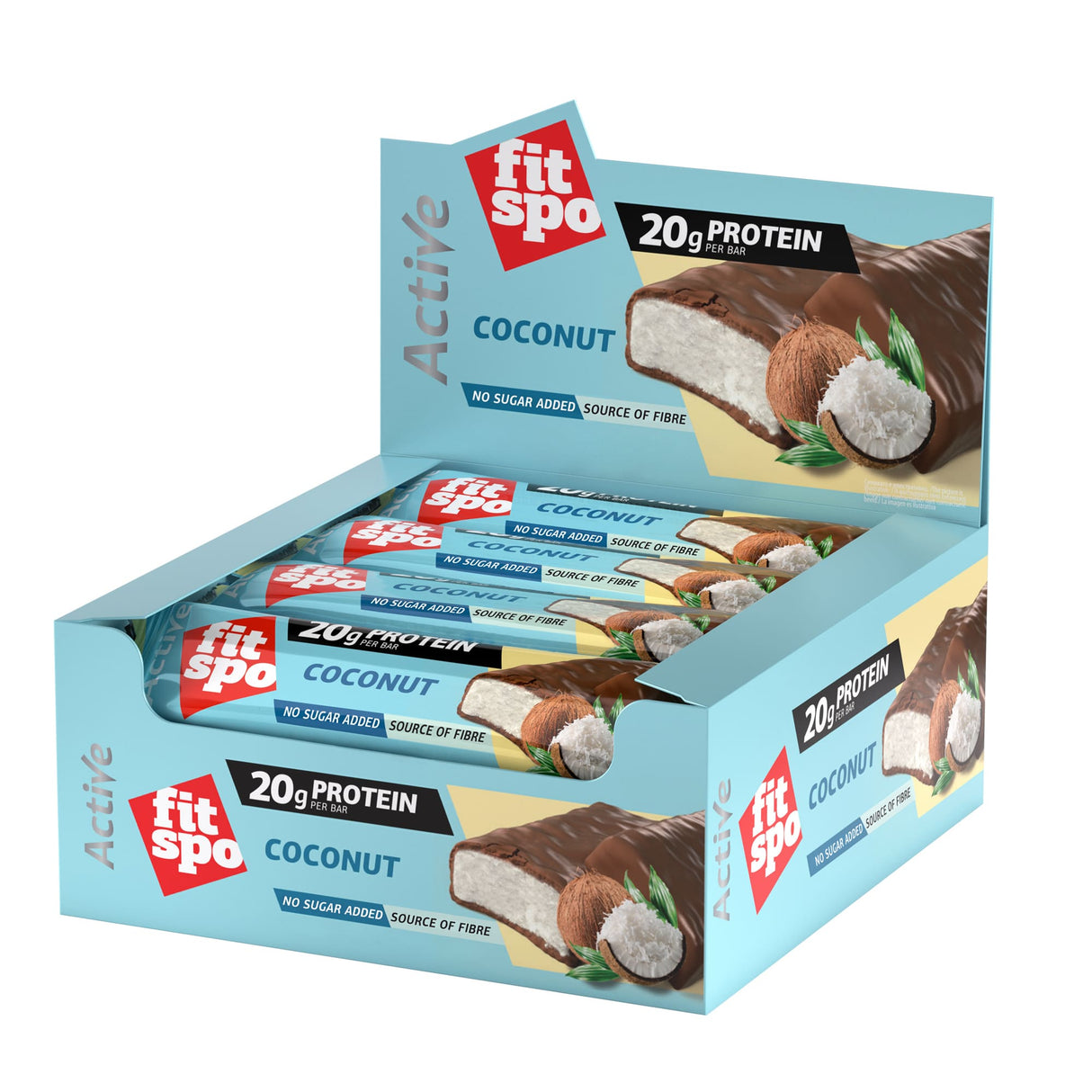Active Bar Coconut - 12 x 60 γραμμάρια