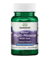 Albion Multi -Mineral με σίδηρο - 120 κάψουλες