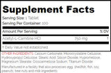 Alcar/Acetyl L-Carnitine 750 mg - 100 Δισκία