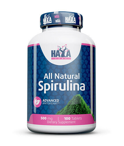 Όλα τα φυσικά Spirulina 500mg./100 καρτέλες.
