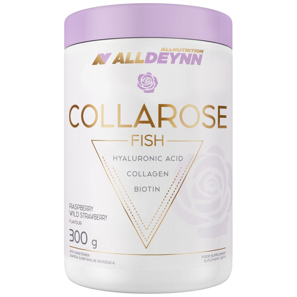 AllDeynn | CollaRose Fish - Θαλάσσιο Κολλαγόνο με Υαλουρονικό Οξύ - 300 γραμμάρια