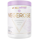 AllDeynn | VegeRose - 5 Vegan Πρωτεΐνες με MCT & Προβιοτικά - 500 γραμμάρια