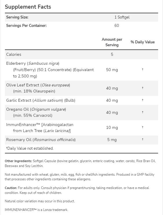 Allibiotic CF - 60 κάψουλες πηκτής