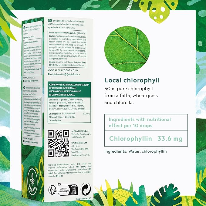 Χλωροφύλλη Alpha Foods Γερμανία - (50 ml/100 δόσεις)