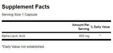Alpha Lipoic Acid 600 mg - 60 κάψουλες