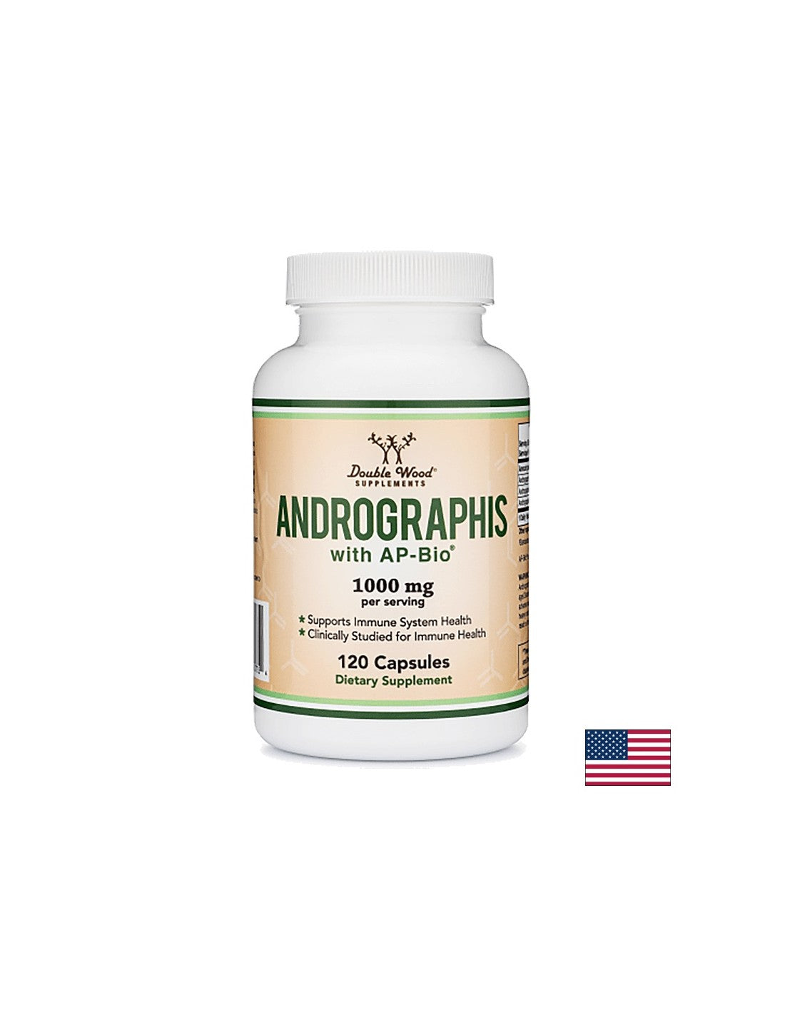 Andrographis με AP-Bio®/ Andrographis, 120 κάψουλες <tc>Double Wood</tc>