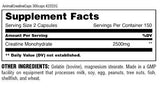 Animal Creatine Micronized Capsules - 300 κάψουλες