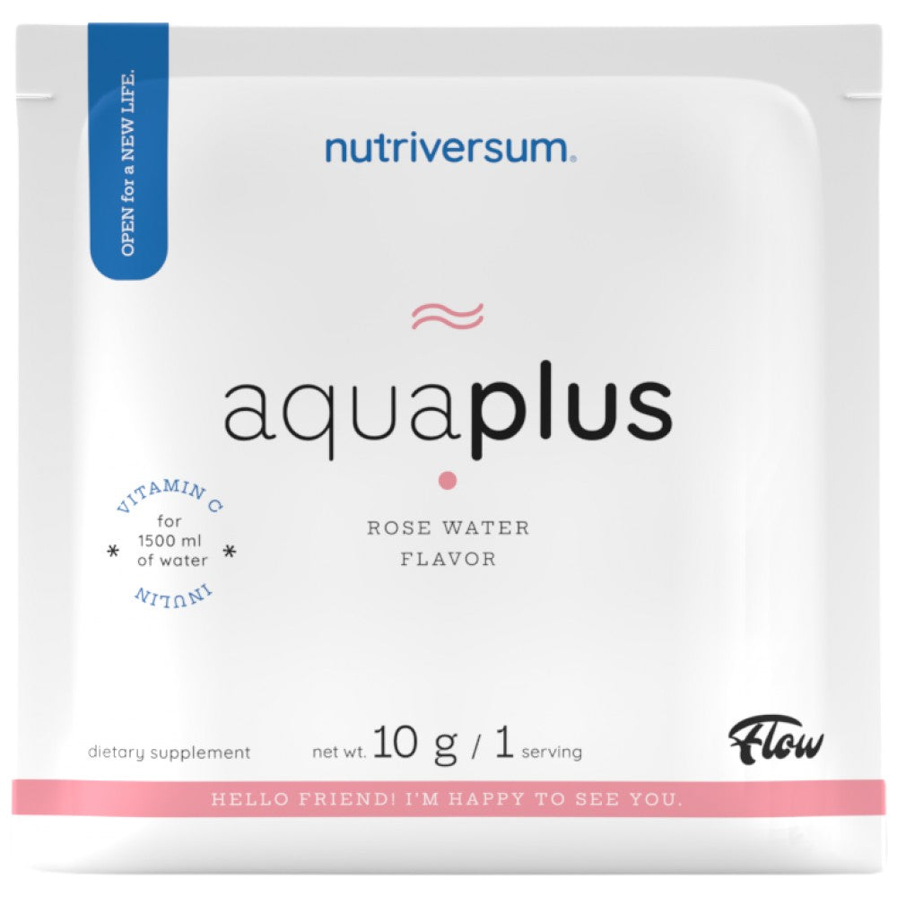 Aqua+ | Αναζωογονητική σκόνη ποτού με βιταμίνη C και ινουλίνη - 10 γραμμάρια