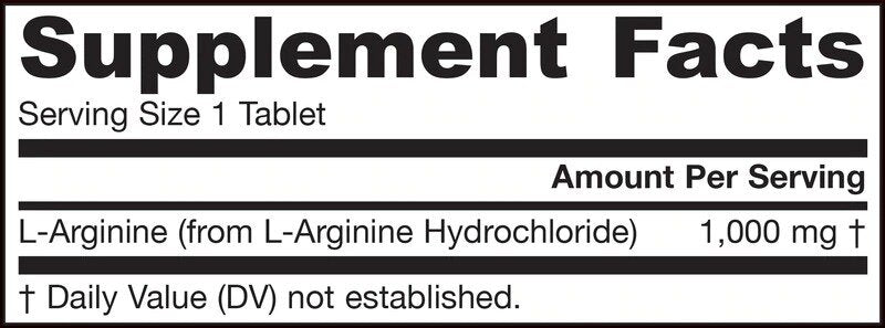 Αργινίνη 1000mg/Arginine - 100 δισκία