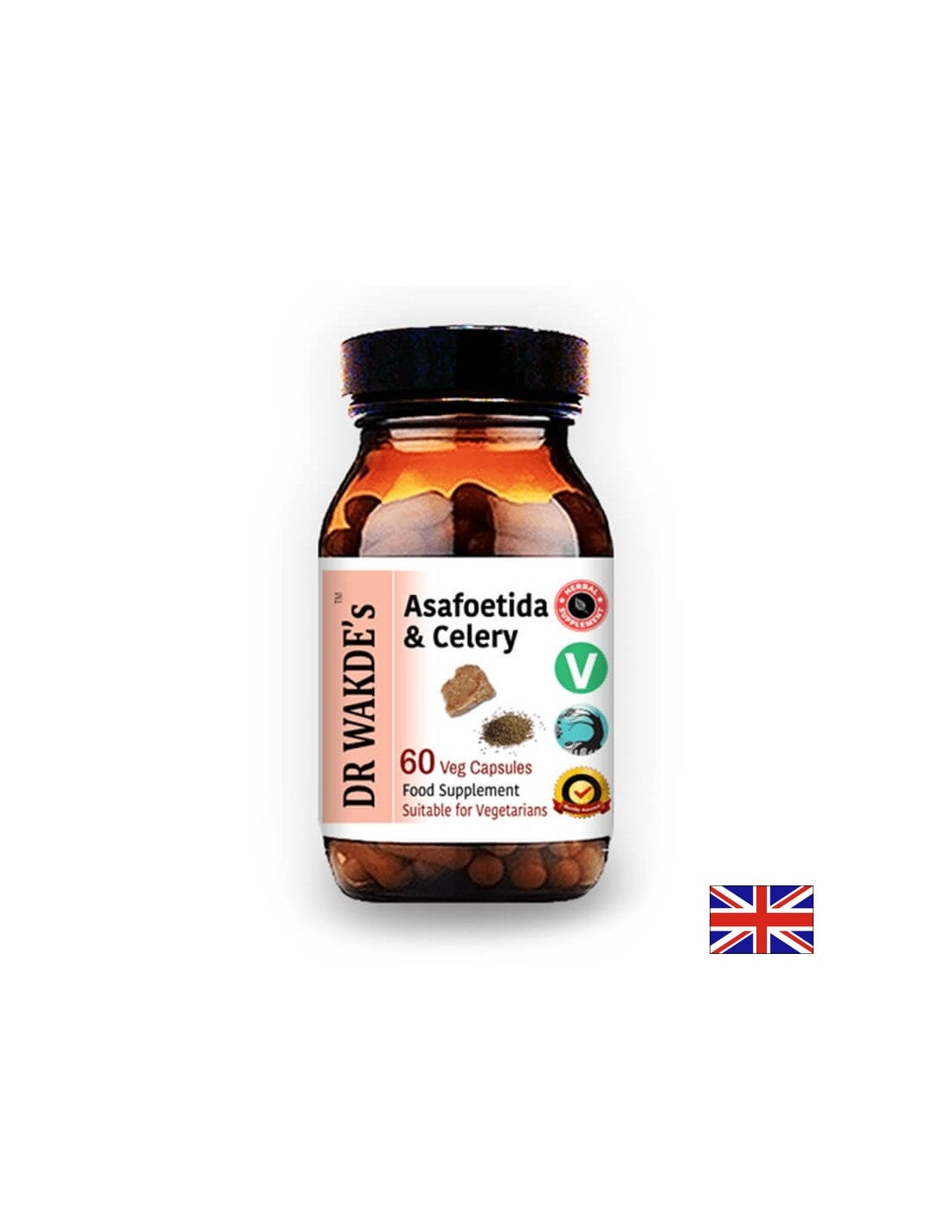 Asafoetida & Celery - καταπραΰνει το πεπτικό και νευρικό σύστημα, 60 κάψουλες