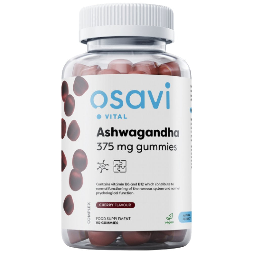Ashwagandha 375 mg gummies - 90 gummies