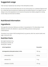 Ashwagandha 700 mg/vege 60 κάψουλες