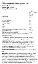 Ashwagandha KSM -66® 200 mg - 180 κάψουλες