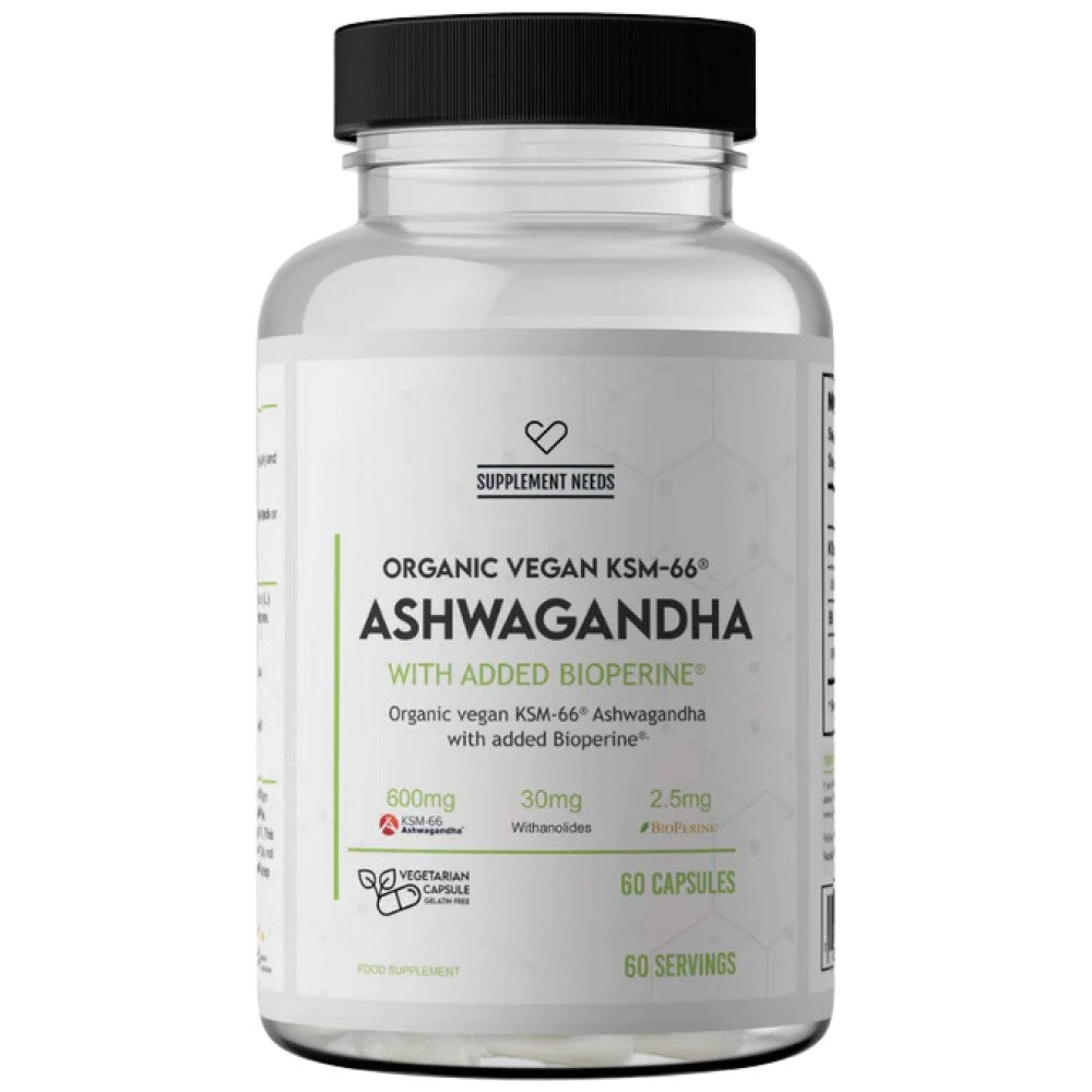Ashwagandha KSM-66 600 mg - 60 κάψουλες