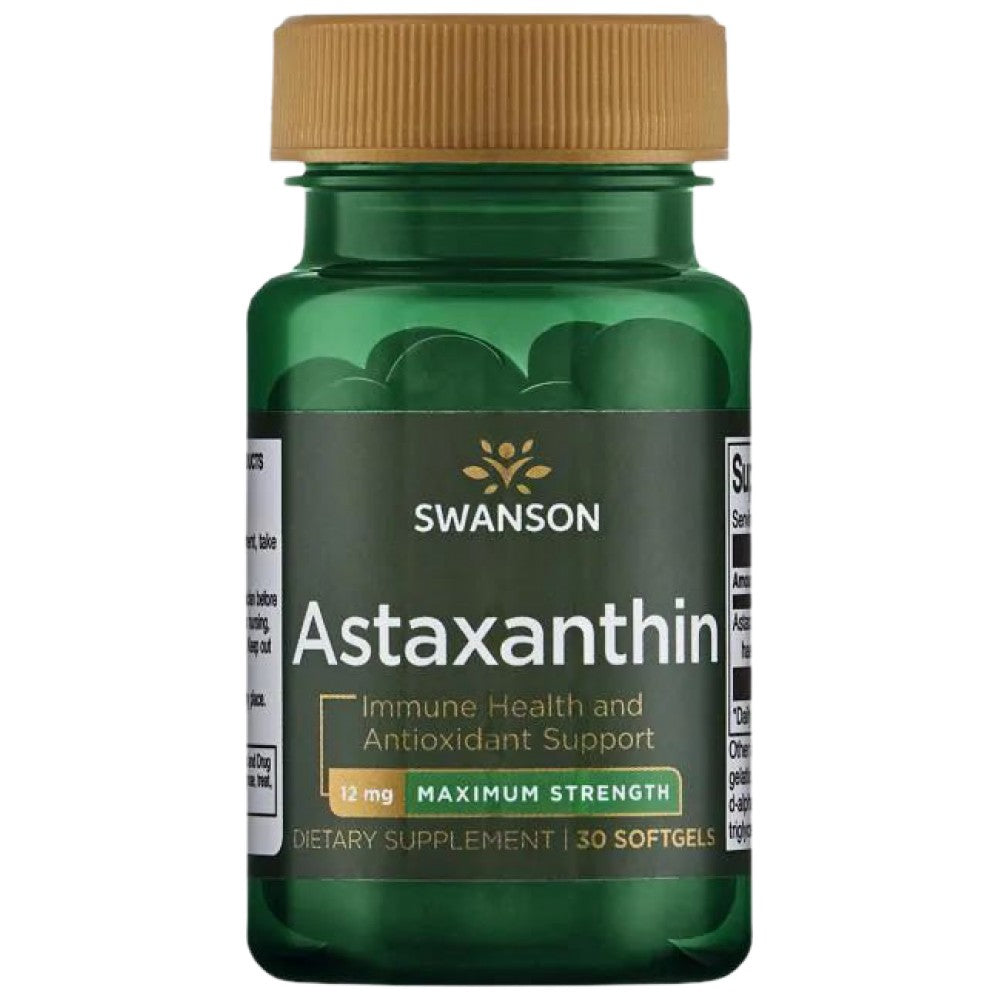 Ασταξανθίνη 12 mg - 30 κάψουλες Gel