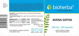Avena Sativa 200 mg - 100 κάψουλες