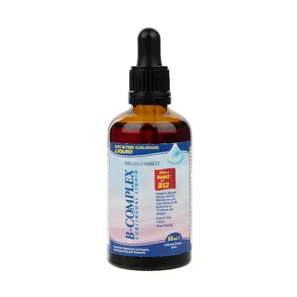 Σύμπλεγμα βιταμίνης Β (B-σύμπλεγμα) 60ml Holland & Barrett