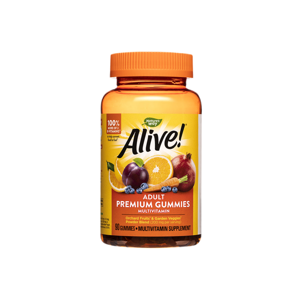 <tc>Alive</tc>Πολυβιταμινούχες ζελεδάκια ενηλίκων Premium / <tc>Alive</tc>! Πολυβιταμίνη Nature's Way Premium για Ενήλικες, 90 μαλακές κάψουλες