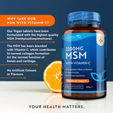 MSM 2200 mg (οστά και αρθρώσεις) - 365 δισκία