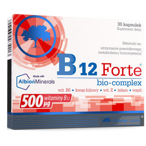 B-12 Forte Bio Complex - 30 capsules - Nutra Best Europe
