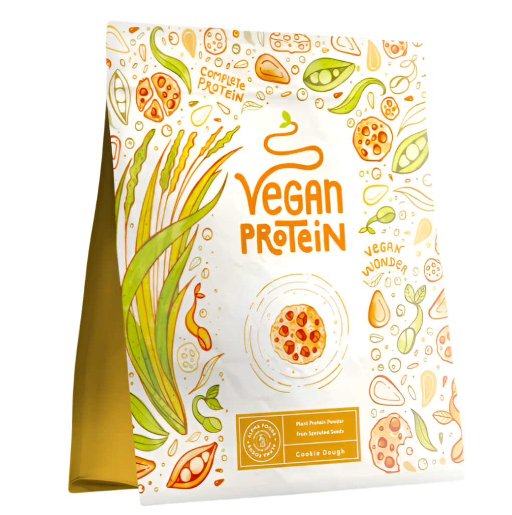 Vegan Protein - Cookie Dough Flavor (600 g) από την Alpha Foods
