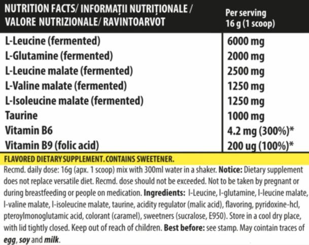 BCAA 811/8:1:1 - 400 γραμμάρια