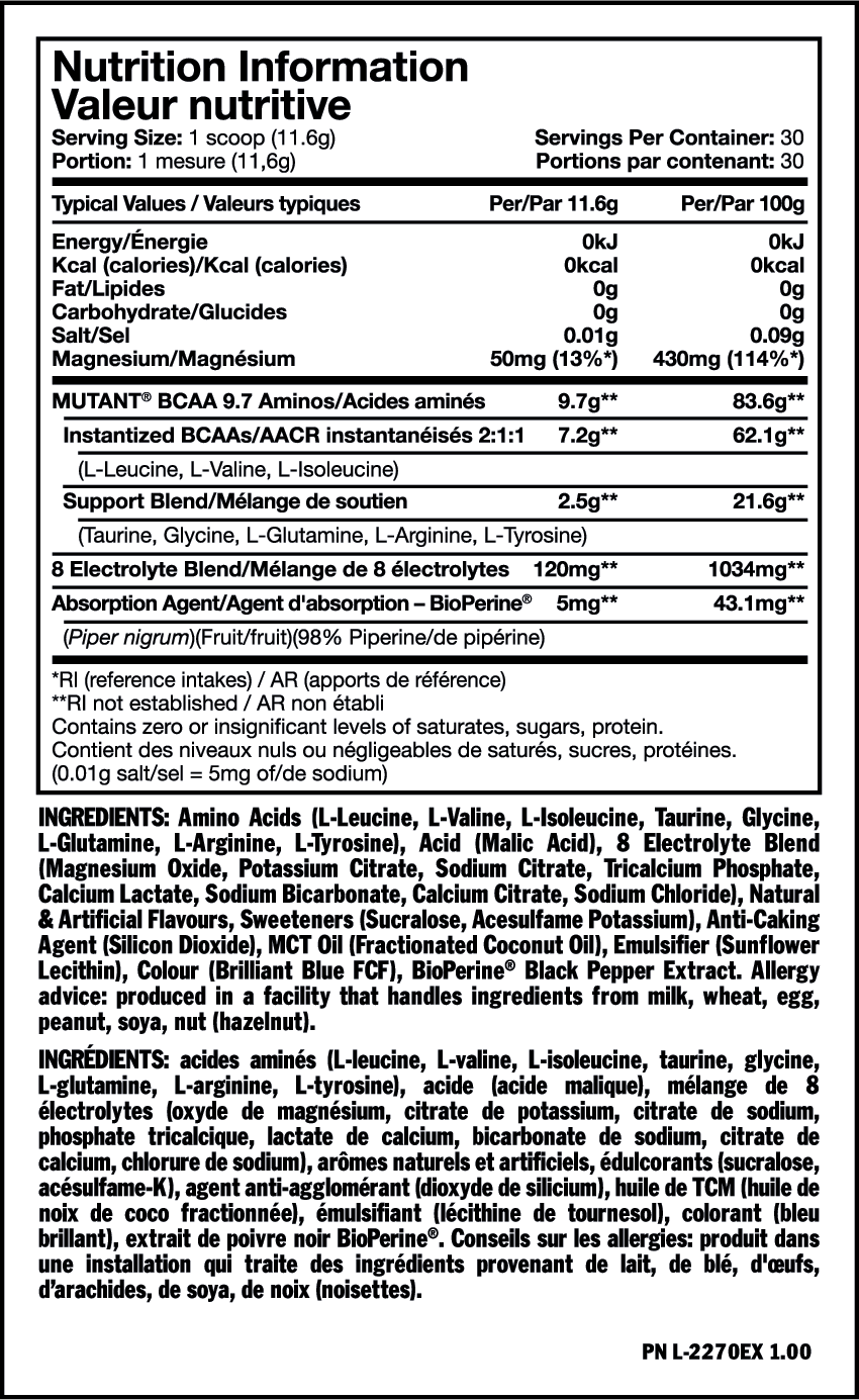BCAA 9,7/30 Σερβ. - 0,348 κιλά