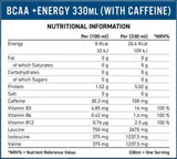 BCAA αμινο-υδραυλικό + ενέργεια | Χωρίς ζάχαρη 330 ml