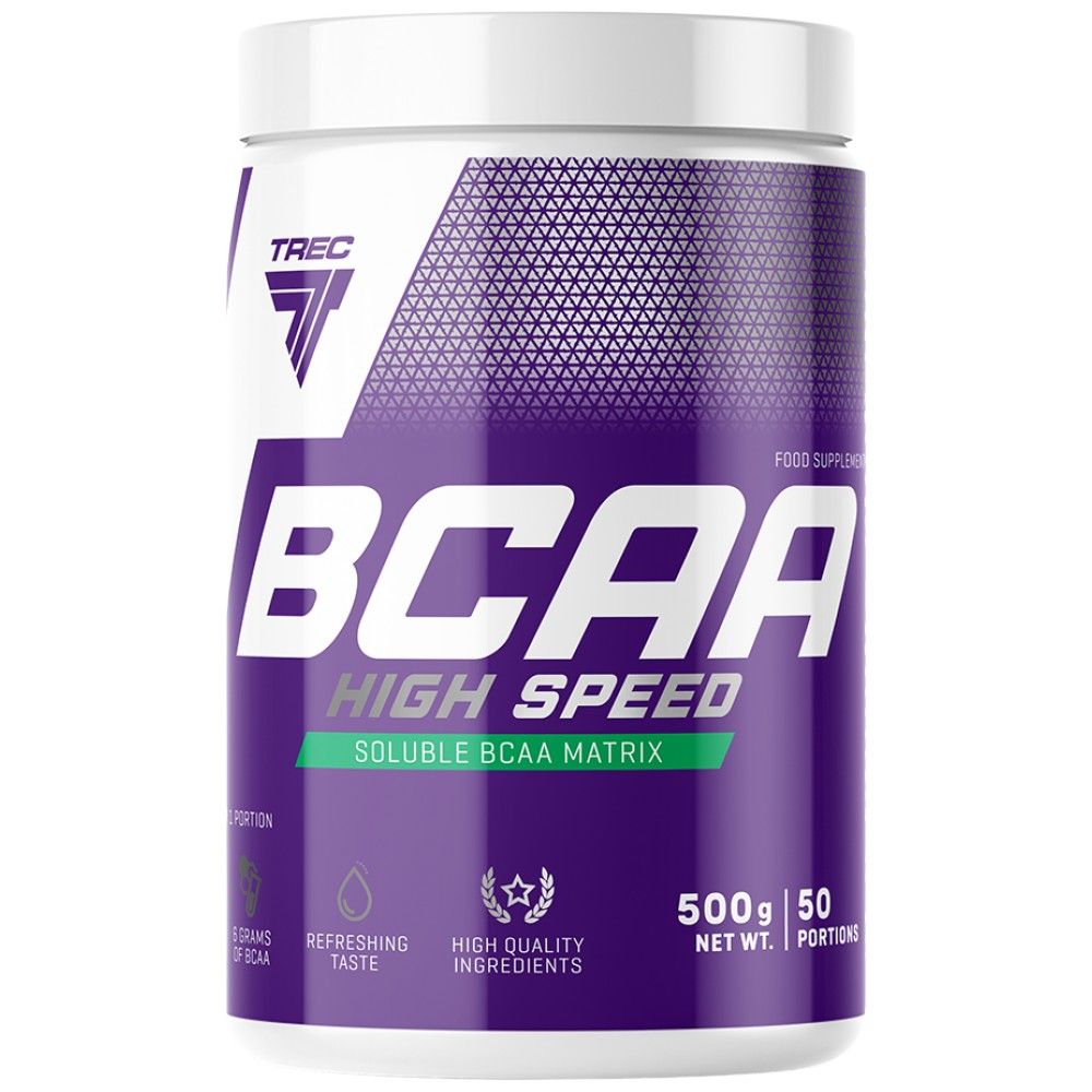 Υψηλή ταχύτητα BCAA | Διαλυτή μήτρα BCAA - 500 γραμμάρια