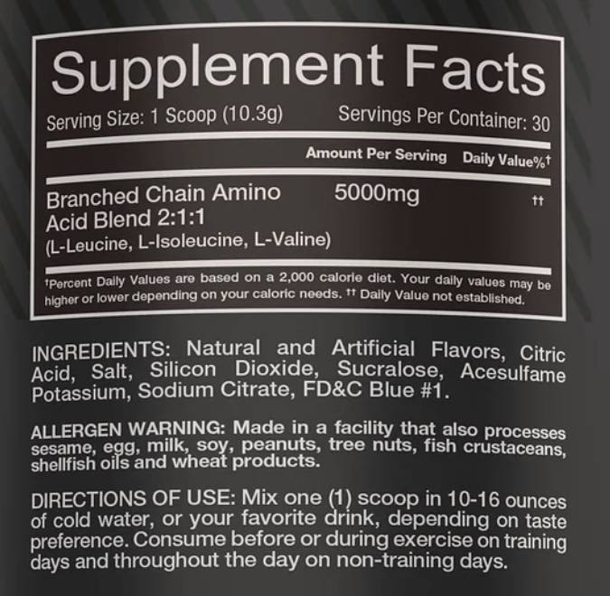 Χυμός BCAA | Ενυδάτωση και ανάκτηση 300 γραμμάρια